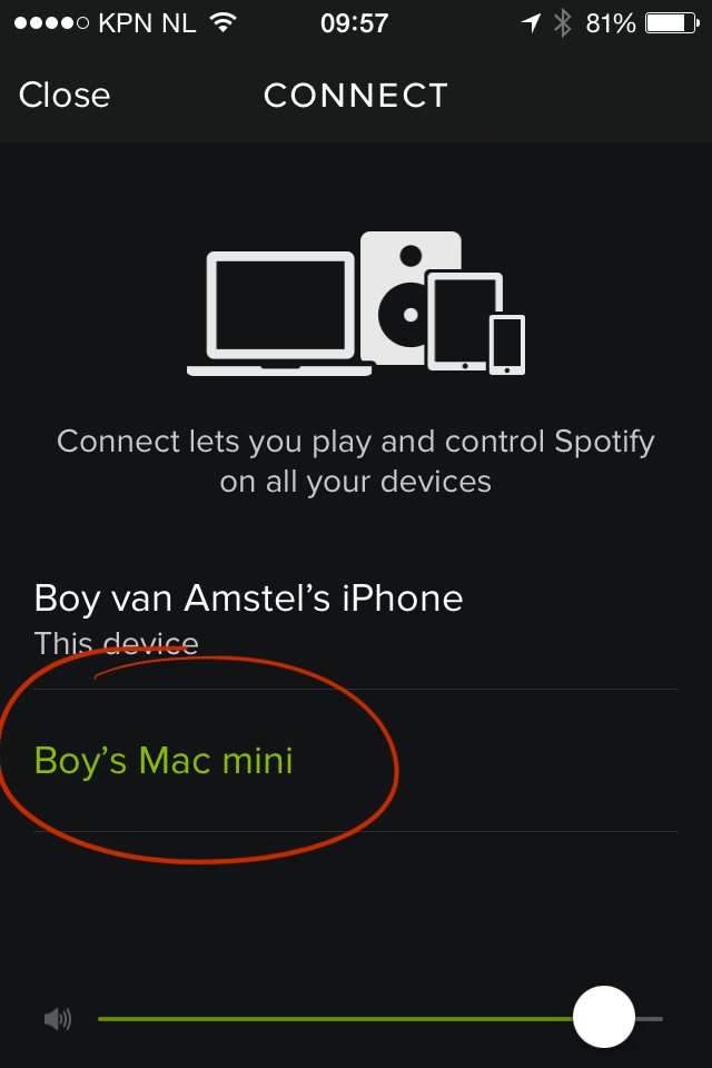 Select Desktop Spotify